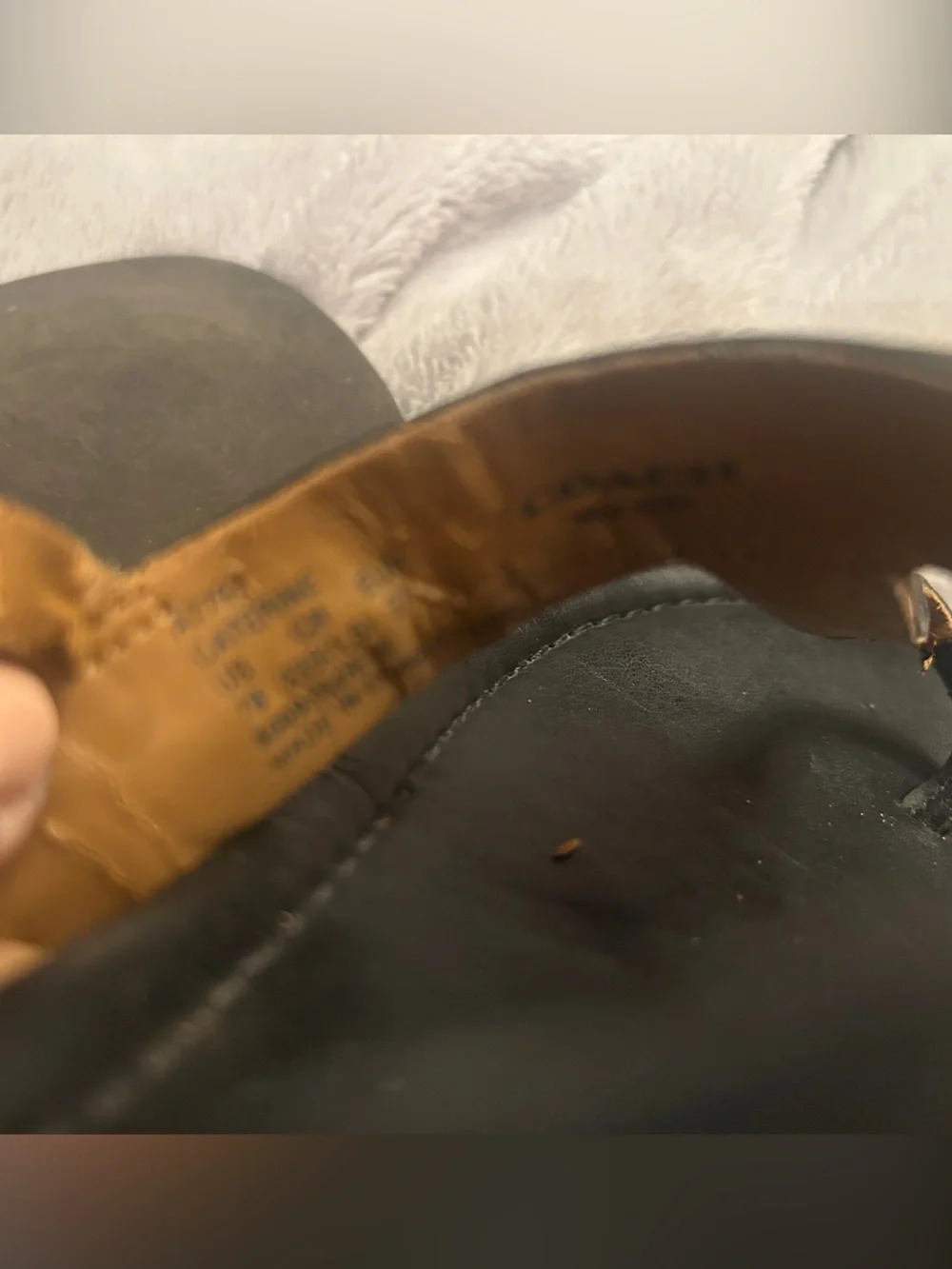 Coach Classic Black Leather T-Strap Sandals with Gold Hardware